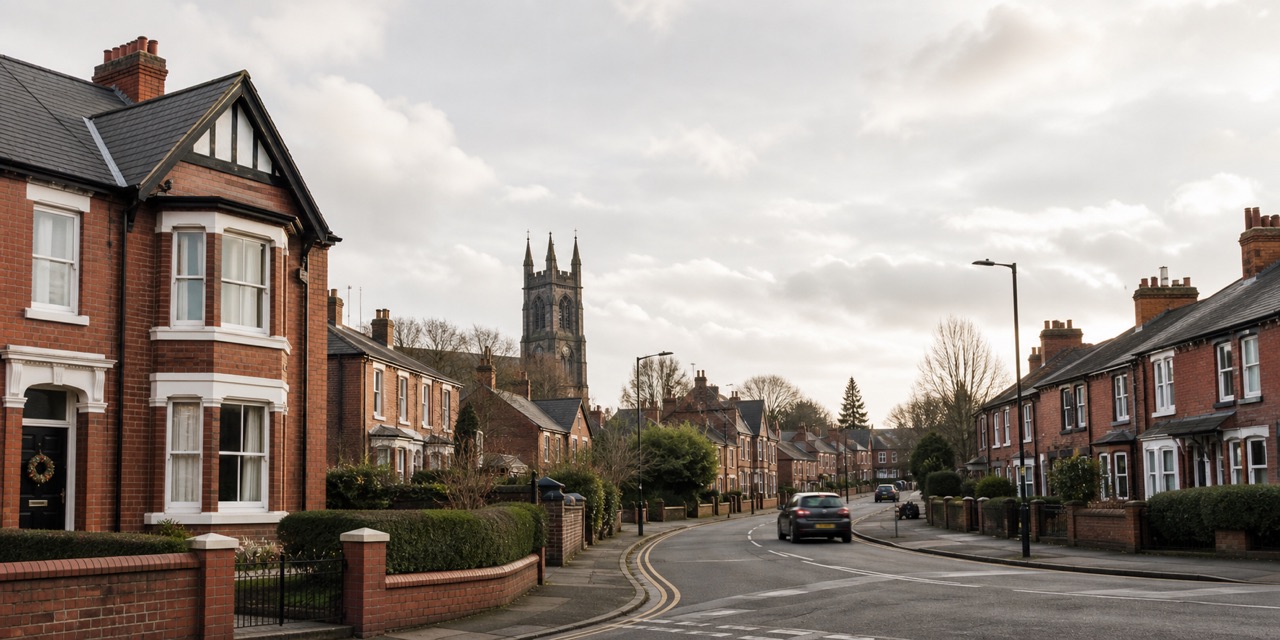Manchester skyline or neighbourhood scene